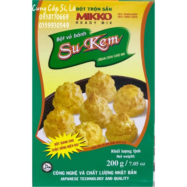 Bột vỏ bánh Su kem 200gr - MIKKO HƯƠNG XƯA