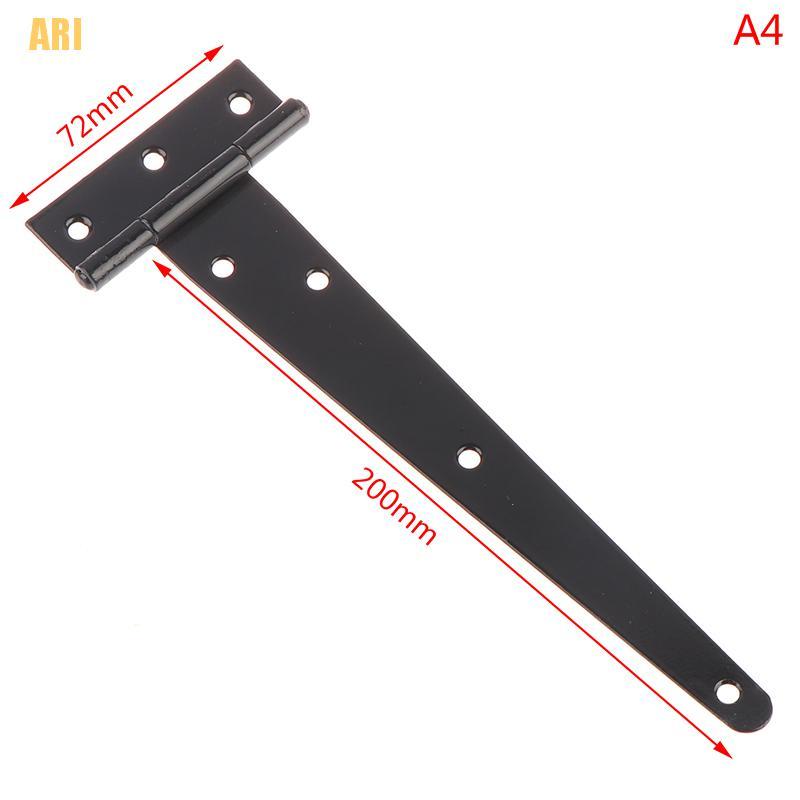 Bản lề cửa gỗ hình chữ T màu đen sơn họa tiết độc đáo chất lượng