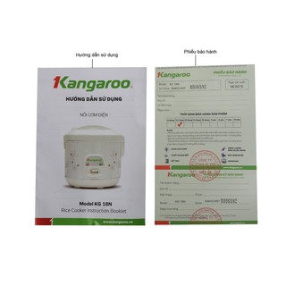 Nồi Cơm Điện KANGAROO KG18N 1.2L