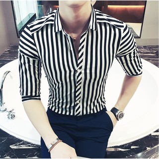 Áo sơ mi kẻ body