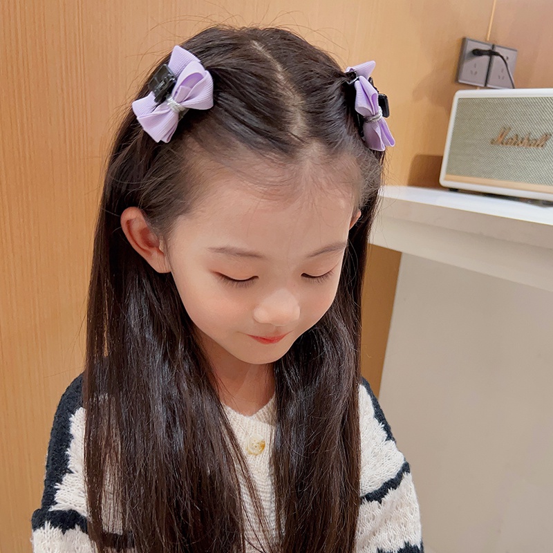 Kẹp Tóc Đính Nơ Nhỏ Xinh Xắn Thời Trang Hàn Quốc Cho Bé Gái