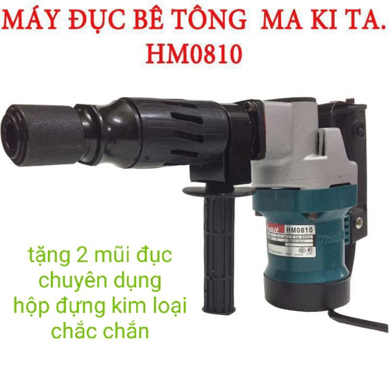 Máy đục bê tông Makita HM0810 công nghệ Nhật Bản động cơ công suất mạnh mẽ