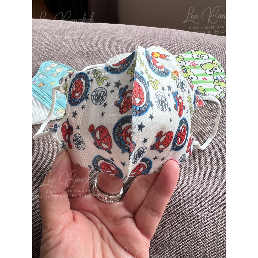 Set Mix 5 Cái Không Chọn Mẫu  Khẩu Trang Hello Kitty, Mikey Mouse, Siêu Nhân, Chó Cứu Hộ - Wincy Mart Shop