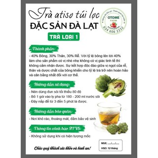 Trà Atiso túi lọc loại 1