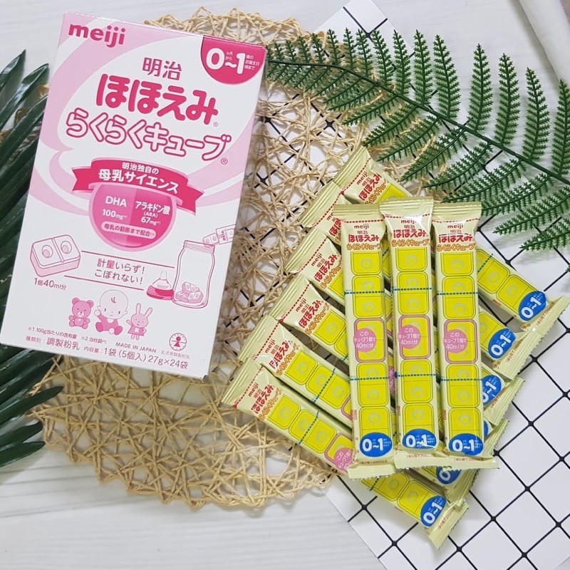 Sữa Meiji 24 thanh 648g nội địa Nhật ( 1 hộp 24 thanh)