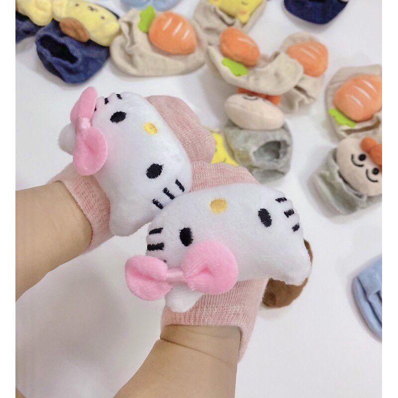 Vớ hình thú 3D chống trượt siêu kute cho bé 𝟎𝟐𝐓𝐓