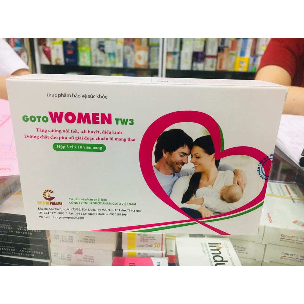 Gotowomen TW3 - date mới tinh [goto women TW 3] Hộp 60 viên