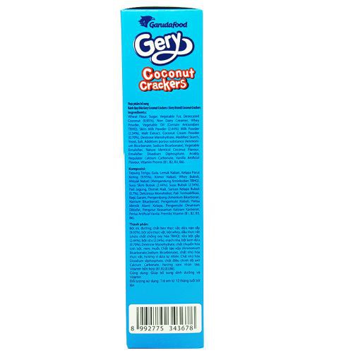 Bánh Gery Coconut Crack gói 200g