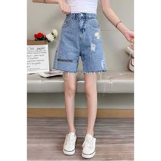 quần jeans ngố lưng siêu cao[ ảnh thật][freeship]