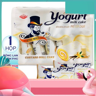 [ BÁNH CUỘN SỮA CHUA SIÊU NGON ] Combo 02 Bịch x 12 thanh (220gr) Bánh bông lan cuộn phủ sữa chua Yogurt (Date: 12 tháng