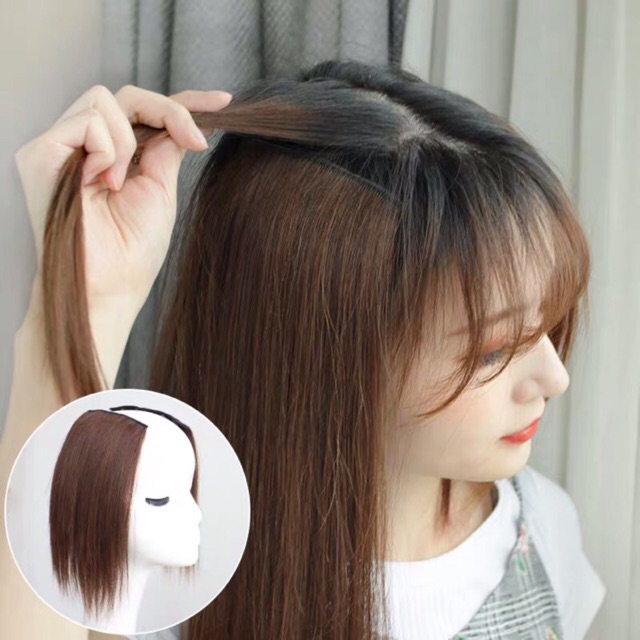 [TÓC GIẢ] BÁN CHẠY SET 2 TÓC GIẢ KẸP PHỒNG CHÂN TÓC SIÊU TỰ NHIÊN