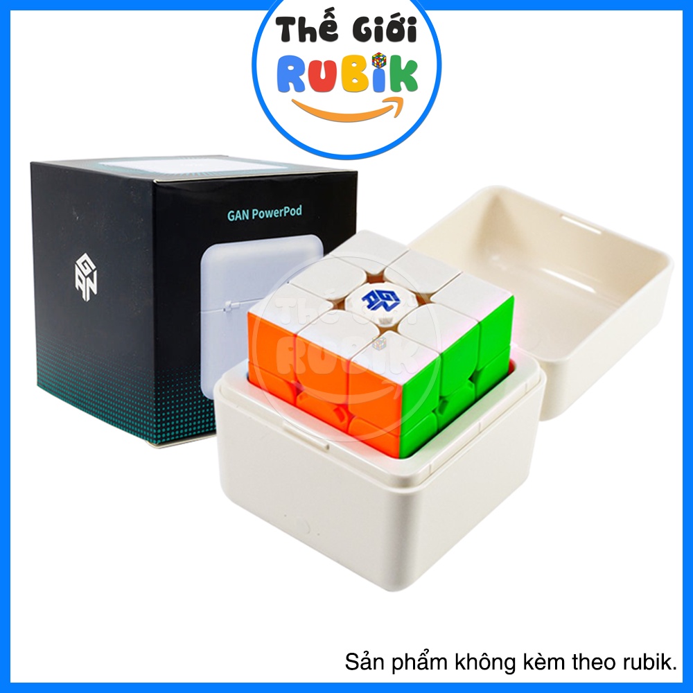 ✅[Chính Hãng] GAN Power Pod Sạc Rubik không dây Phụ kiện GAN PowerPod cho Rubik thông minh GAN 356 i3 | The Gioi Rubik