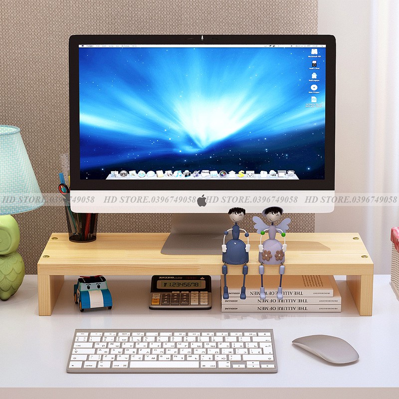 🔥 KỆ ĐỂ ĐỒ DECOR - SÁCH - MÁY TÍNH 🖥⌨ LẮP GHÉP - MÀU VÂN GỖ ✨