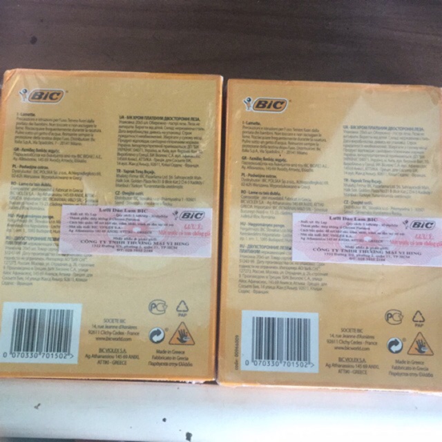 Combo 10 hộp lớn Lam Bic