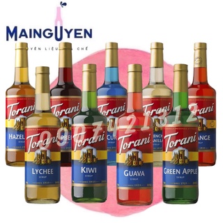 [Giao Hỏa Tốc] Siro Syrup Torani Chai 750ml - (Đủ mùi) Đào, Dâu, Vải, Nhãn, Ổi, Việt Quất...