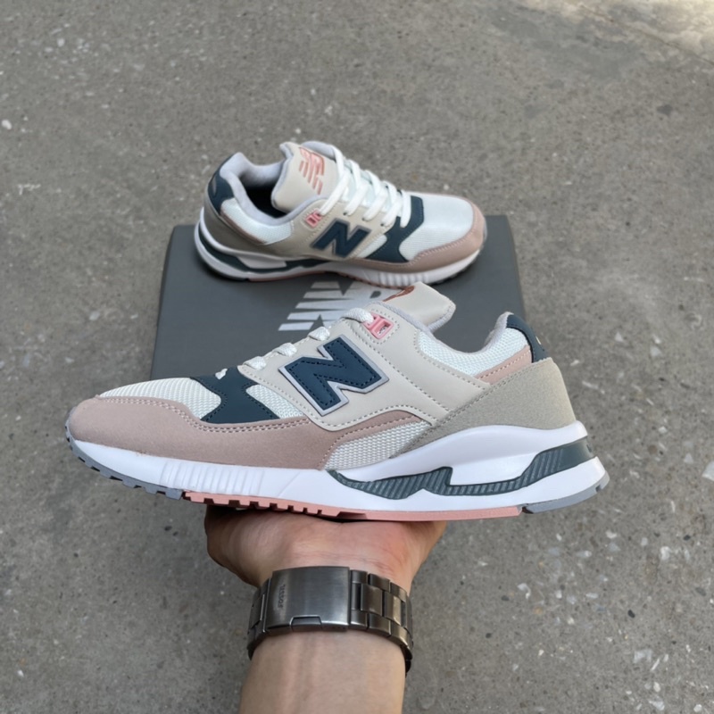 Giày Thể Thao Newbalance 530 xanh trắng Hồng nữ