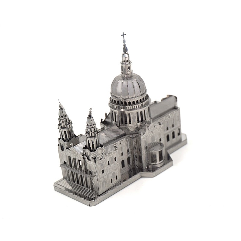 Mô Hình Lắp Ghép kim Loại 3D Nhà thờ chính tòa Thánh Paul - Luân Đôn