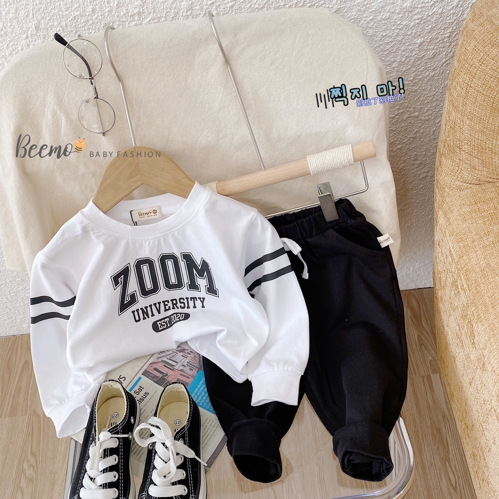 Bộ quần áo bé trai thu đông Beemo đồ bộ thu đông bé trai thời trang hàn quốc - STB36 STB37 STB