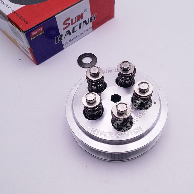 ĐẾ NHÔM Nồi Sum Racing 5 Lò Xo Exciter ,  Winner , Sonic , SIRIUS , EX150 EX135