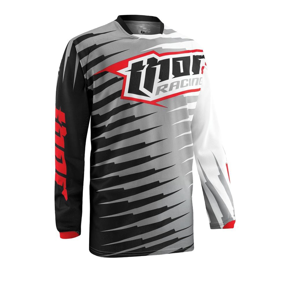 THOR Pro Nam Motocross Jersey BMX MTB DH Racing Áo Sơ Mi Xe Máy Enduro Jersey