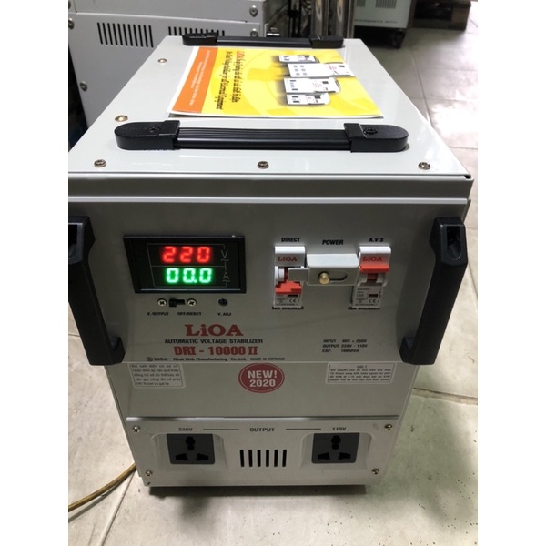 Ổn áp LiOA 10KVA dải điện 90v-250v DRI-10.000II dây đồng 100%