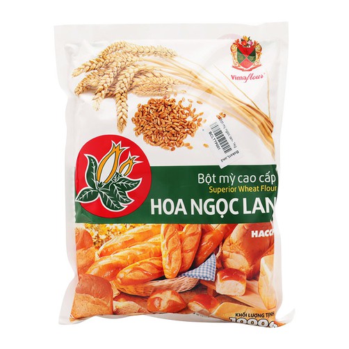 [Mã 99FMCGSALE giảm 8% đơn 500K] [Mã SKAMCLU9 giảm 10% đơn 100K] Bột mỳ hoa ngọc lan 1kg