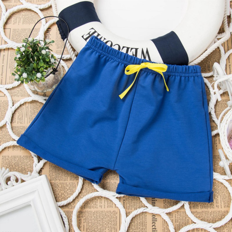 Quần short cotton phong cách thể thao cho bé
