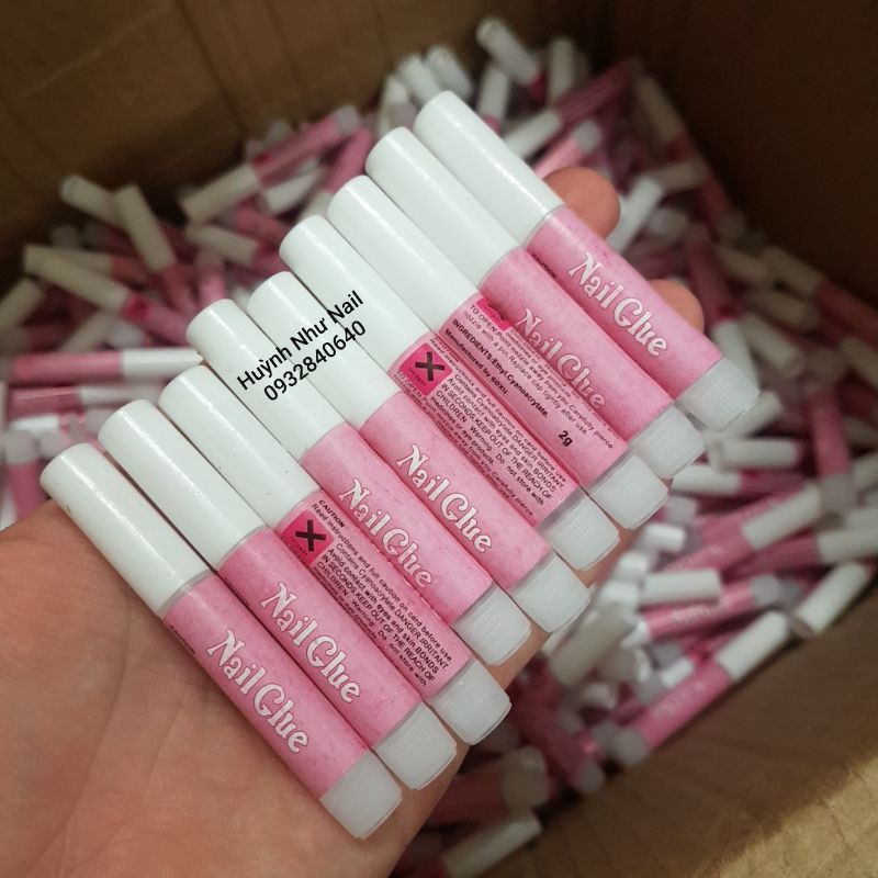 5🎀10 Chai Keo Mini Chuyên Nail Box 2g