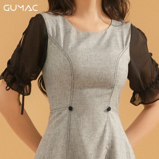 Đầm phối tay voan DA742 GUMAC