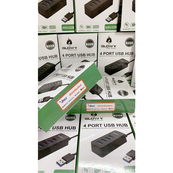 HUB H5U32B chia cổng USB - Sản phấm chính hãng Gloway - Bảo hành 2 năm !!!