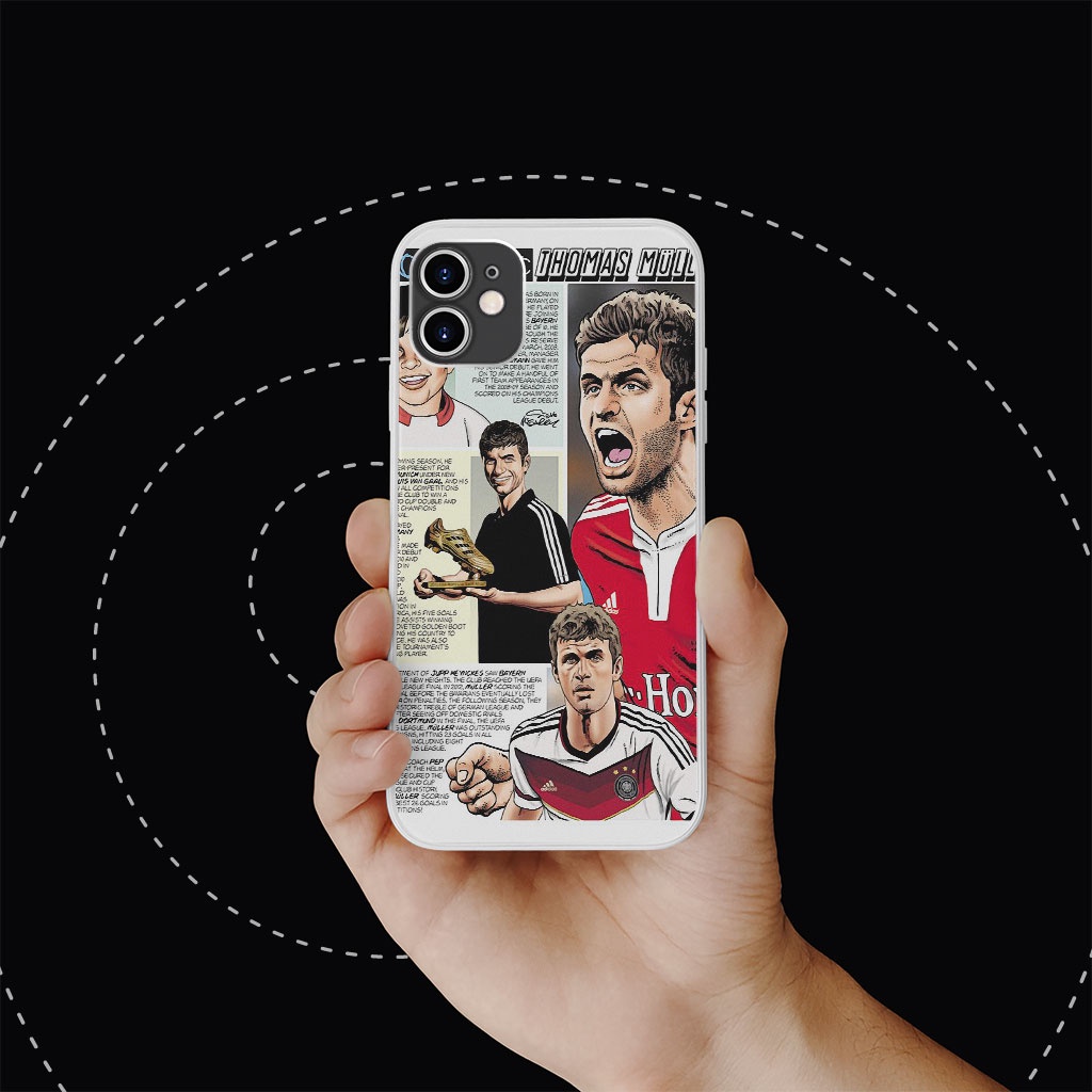 Ốp lưng thomas muller poster collage pro 13 11 12 promax 7 8 plus xs X Xr  ART20222667