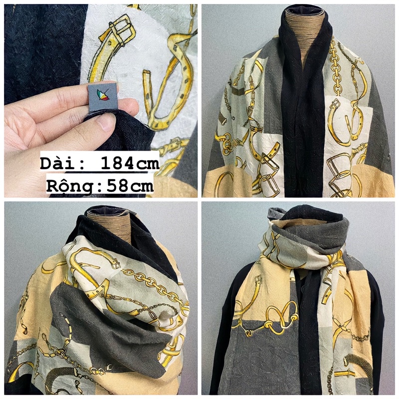 KHĂN QUÀNG BẢN TO HOẠ TIẾT