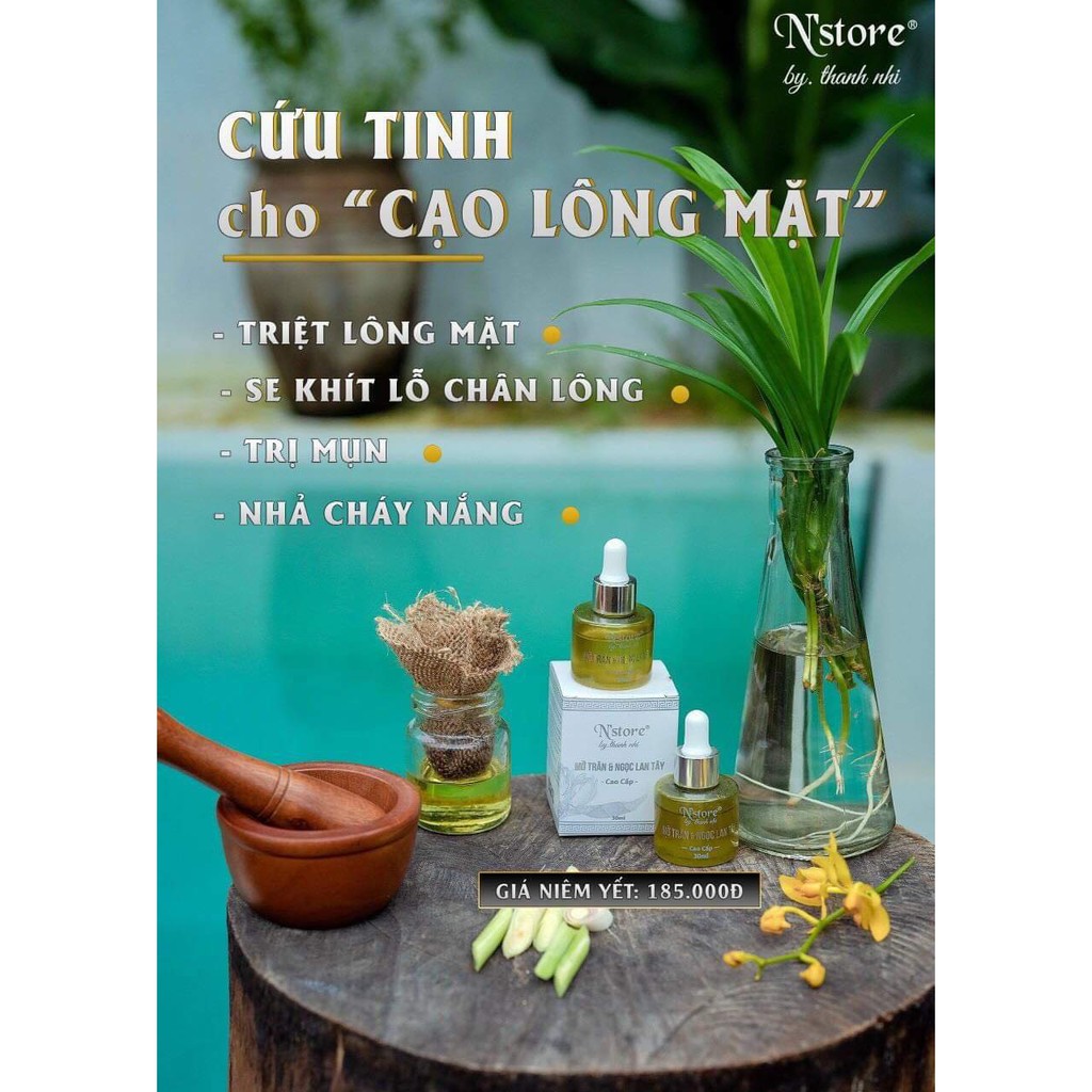 Combo 3 Mỡ Trăn Ngọc Lan Tây triệt lông mặt,tay,chân,râu,bikini,se khít lỗ chân lông,hổ trợ trị mụn