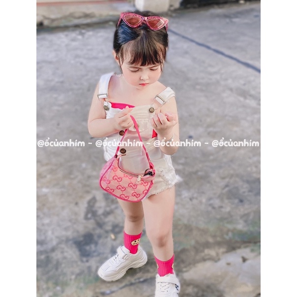 Set yếm kèm áo siêu xinh cho bé