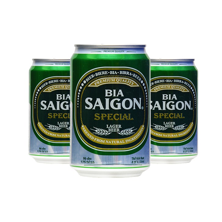 Lốc 6 Lon Bia Sài Gòn Lon 330ml