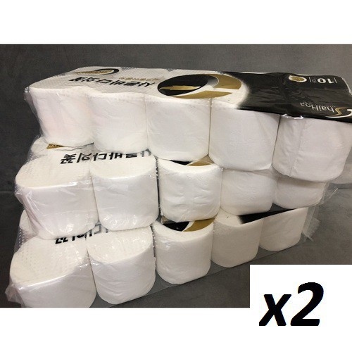 [ SIÊU SỐC] COMBO 2 BỊCH GIẤY VỆ SINH HẢI HOA ĐEN BỊCH 10 CUỘN HÀNG ĐẸP 650GR 1 BỊCH