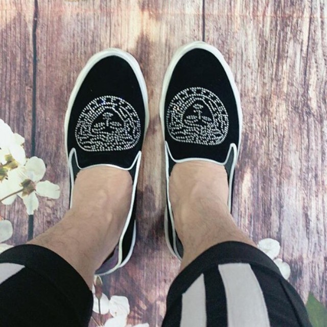 Giày Slip On Vesra_ce Đính Đá Cao Cấp - Huyền Anh Shop