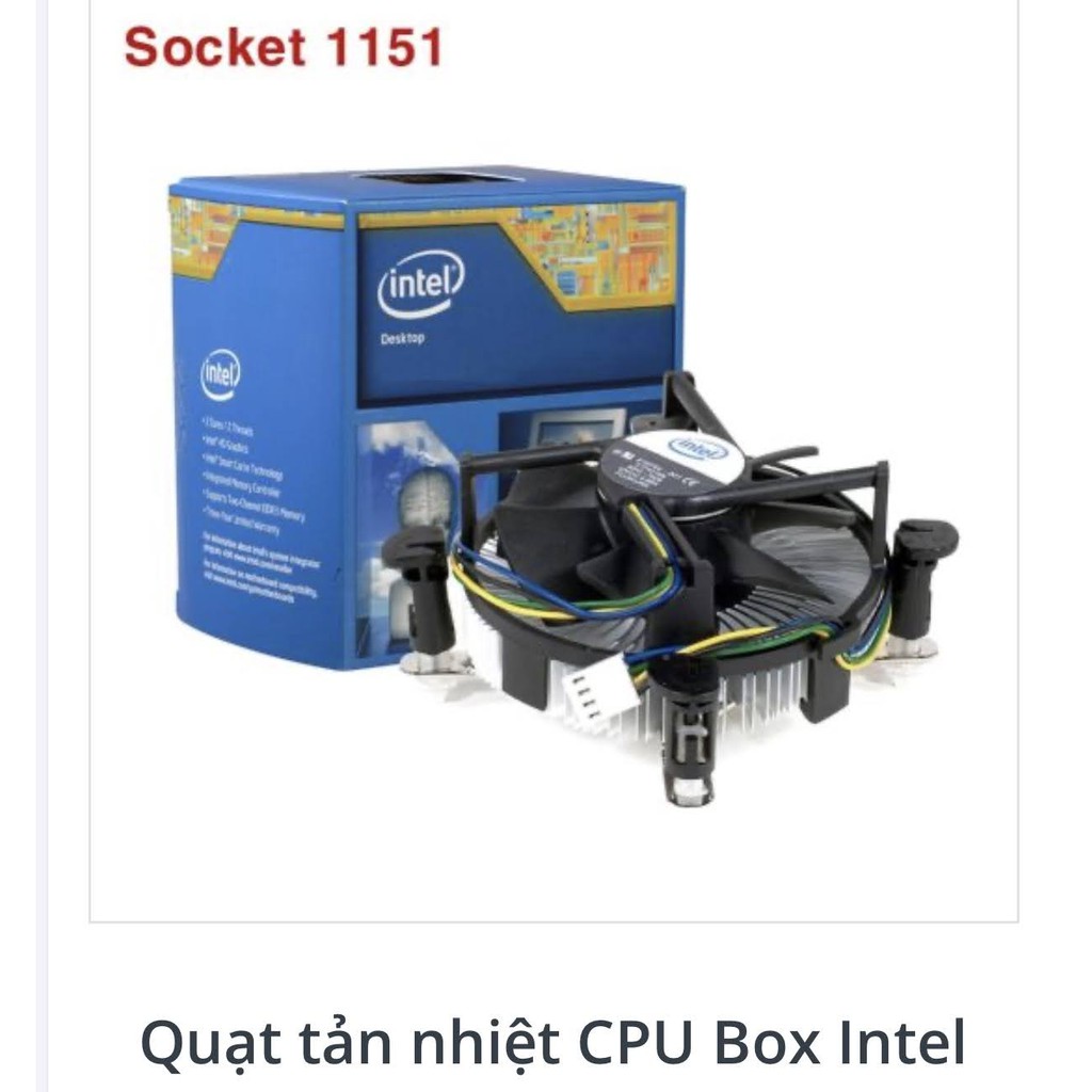 QUẠT CPU ZIN THEO CHÍP INTEL BOX DÙNG CHO MAINBOAD SOCKET 1155 1156 1151 1150 | BigBuy360 - bigbuy360.vn