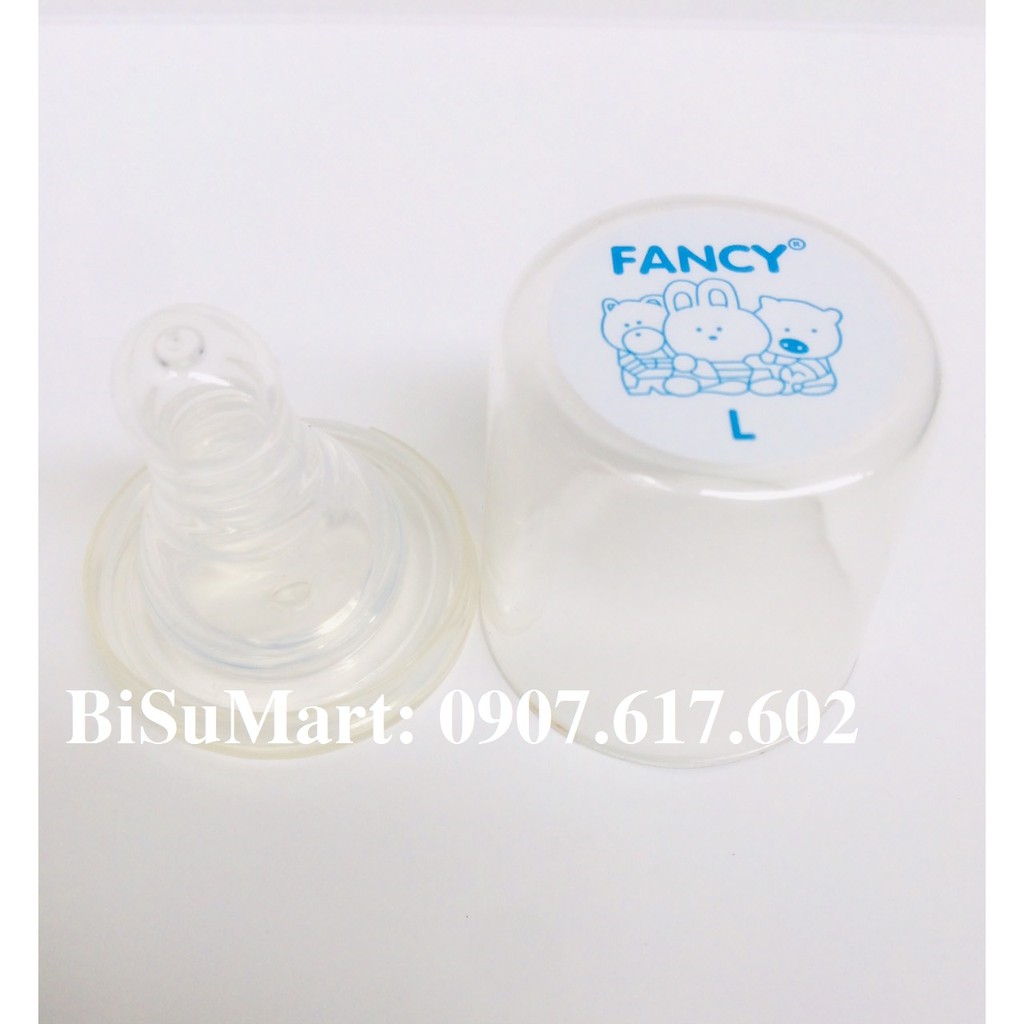 COMBO 12 Núm Vú cổ hẹp LY Silicone Siêu Mềm FANCY