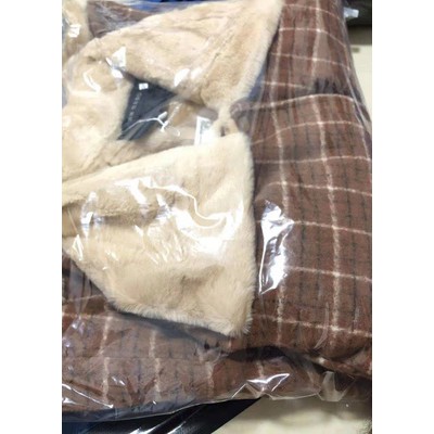 (Hàng Đẹp)Ảnh thật 5 hình cuối.HC017.Áo khoác kẻ caro lông cừu mùa thu đông siêu xinh | BigBuy360 - bigbuy360.vn