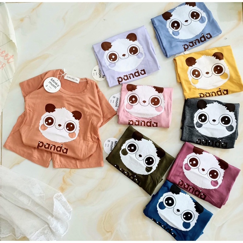 Bộ cộc tay thun lạnh cho bé trai bé gái B76