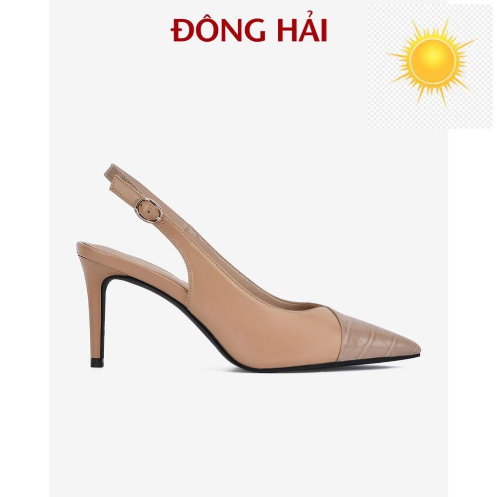 🛍️️🛒 "TẶNG NGAY 30K khi theo dõi gian hàng "Giày cao gót Đông Hải mũi nhọn da dập vân cá sấu gót nhọn 8cm-G85N4 🛍️️🛒