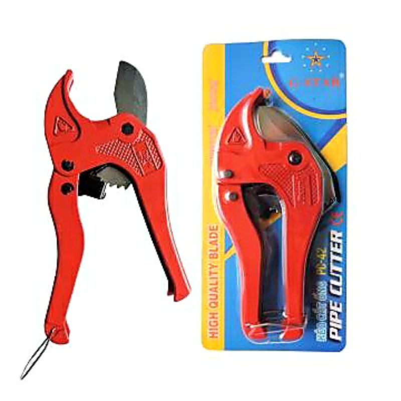 Kéo cắt ống nhựa PVC màu đỏ G. Start, cắt ống đến phi42