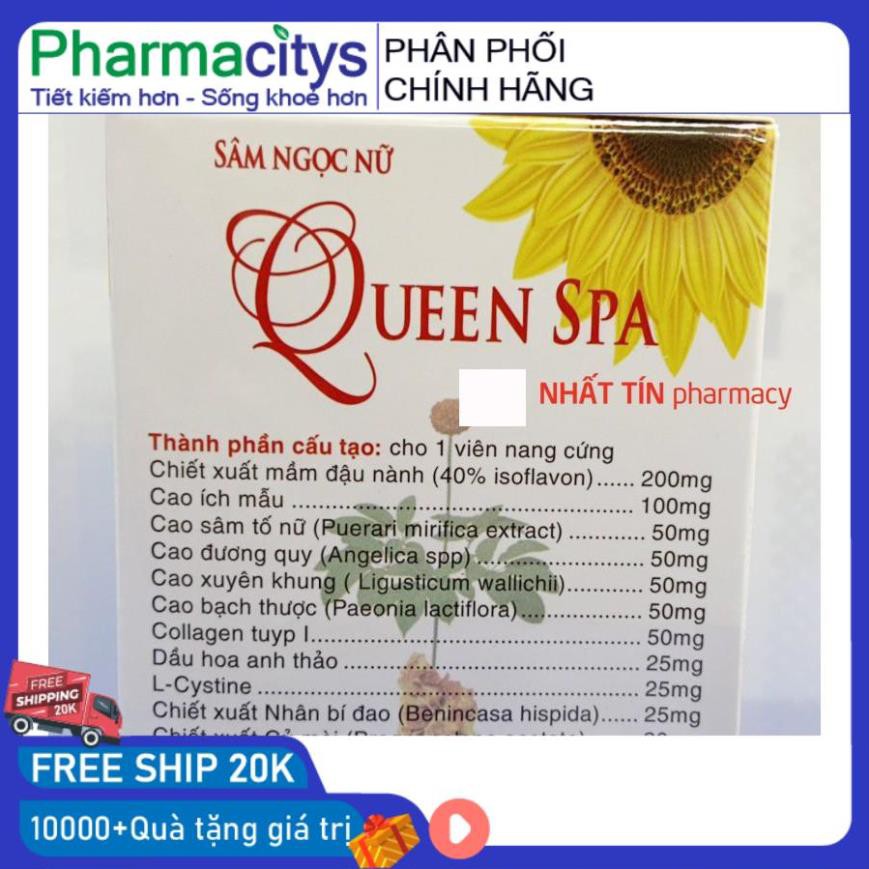 Viên uống đẹp da bổ sung Collagen, Vitamin, tinh chất mầm đậu nành Sâm Ngọc Nữ Chai  giảm nám, sạm da, khô da | Thế Giới Skin Care