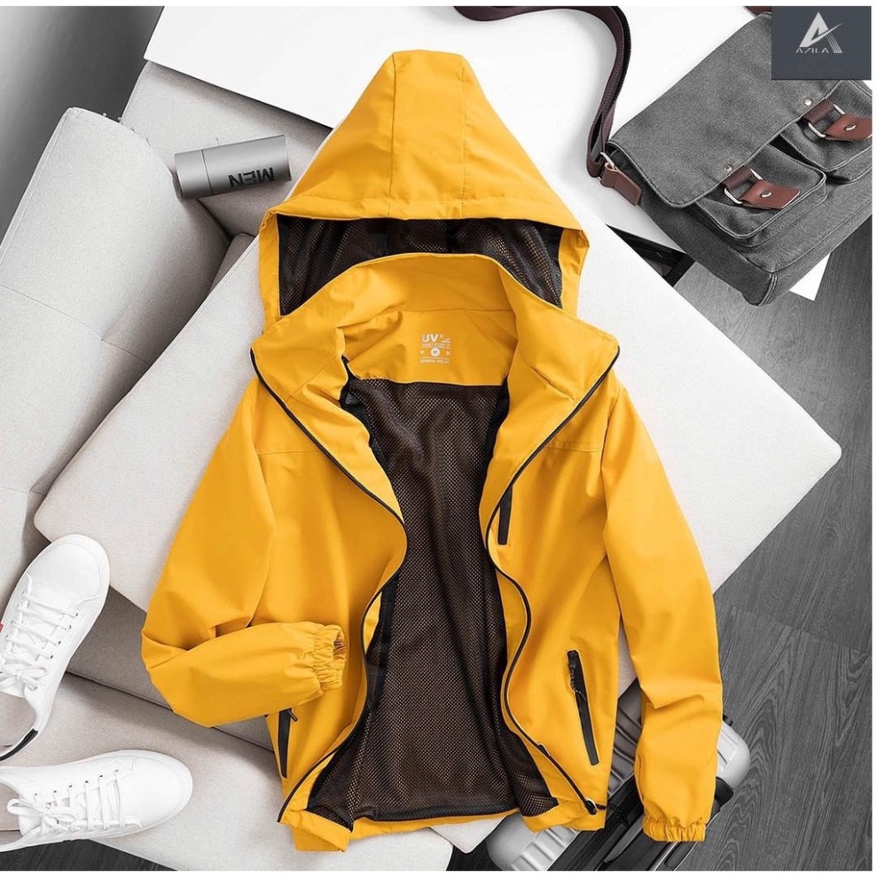 Áo Gió Nam Nữ Thể thao 2 lớp kèm túi đựng loại Siêu Đẹp, Siêu Bền - Chống Nước - Chống Nắng - G21 - Xưởng May Trung Kiên