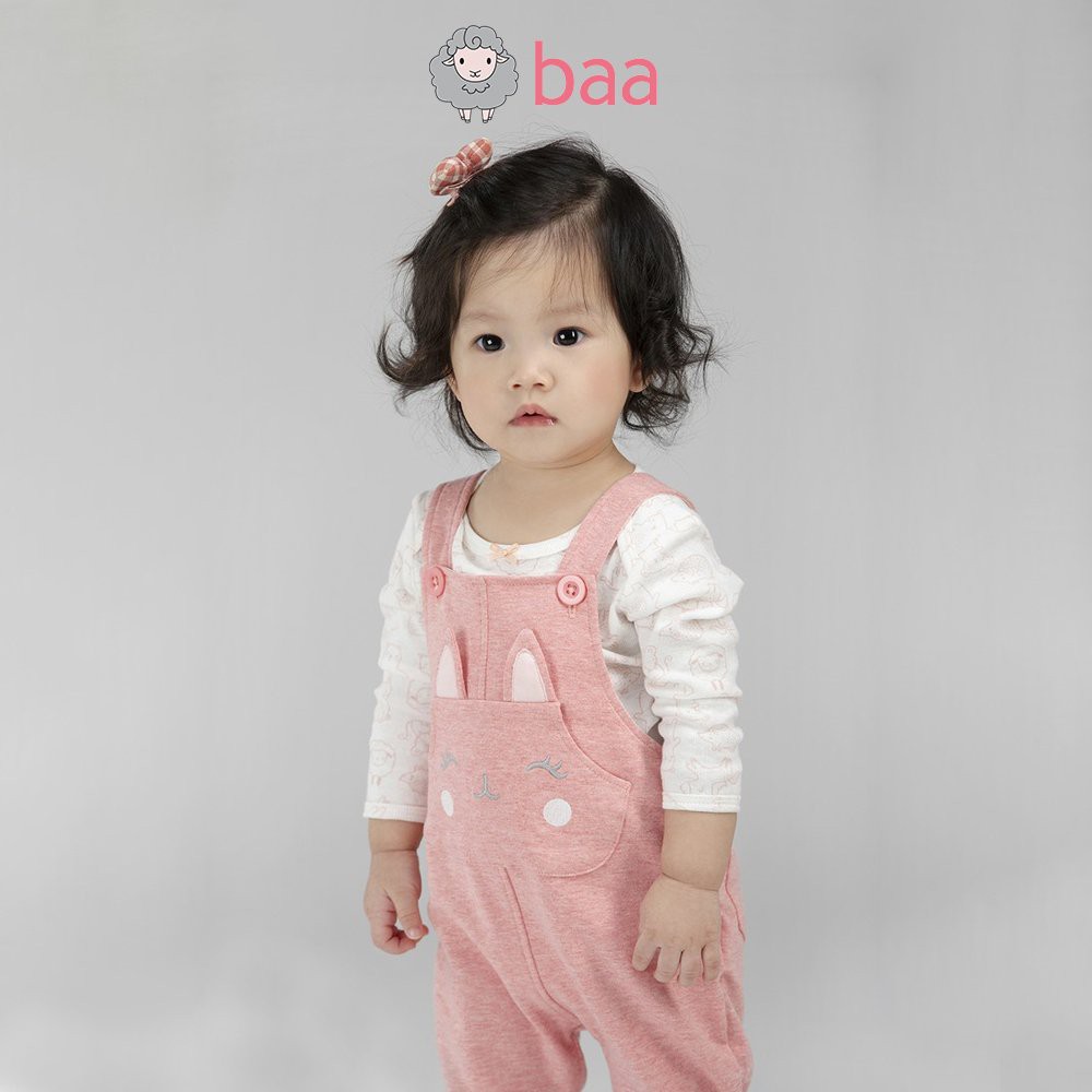 Bộ Jumpsuit bé gái quần dài sơ sinh BAA BABY thỏ con đáng yêu - GN-JS05C