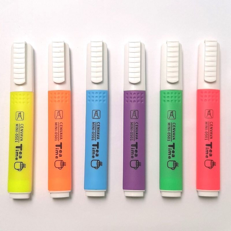 Bút dạ quang nhỏ 5 màu Cenvava Mini-0501 chất lượng cao