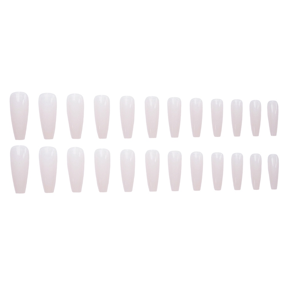 YADORNOS Set 24 móng tay giả YADORNOS đầu nhọn màu sắc xinh xắn