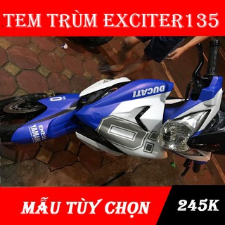 Tem trùm xe exciter 135ex