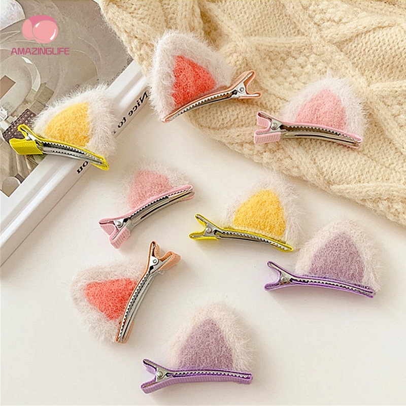 Set 2 Kẹp Tóc Tai Mèo Dễ Thương Thời Trang Nữ